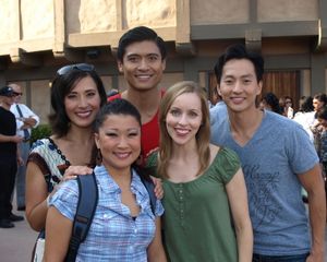 Ann Sanders, Katie Boren, Paolo Montalban, Jill Townsend, and Michael K. Lee Photo