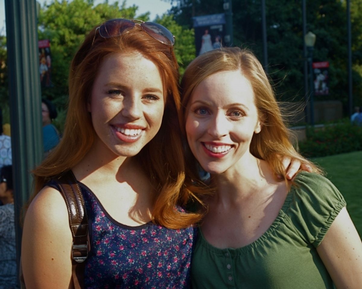 Allie Trimm and Jill Townsend at 