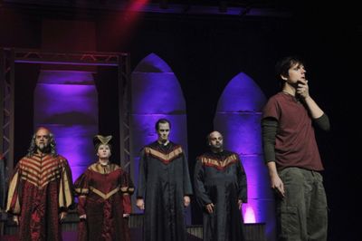 Ken Rubenstein, Sarah Jane Blevins, David Whitlock, Steve Malone, and Roy Brown Photo