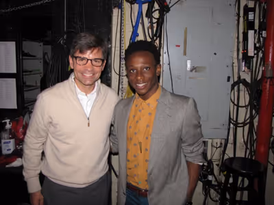 George Stephanopoulos & Gregory Haney  Photo