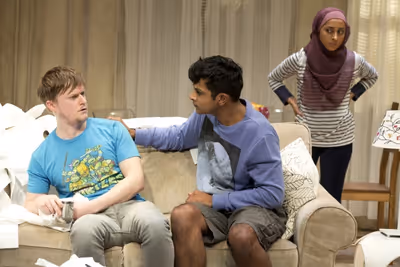 Steven Boyer, Utkarsh Ambudkar, Nitya Vidiasagar Photo