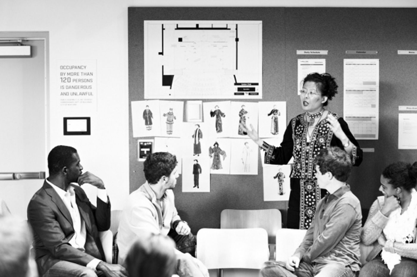 Photo Flash: In Rehearsal with the Cast of GOLDEN CHILD!  Image