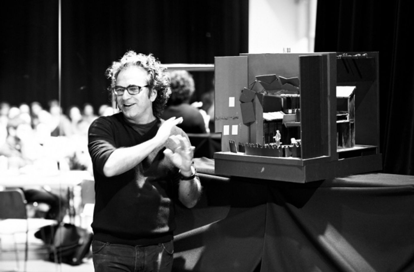 Photo Flash: In Rehearsal with the Cast of GOLDEN CHILD!  Image