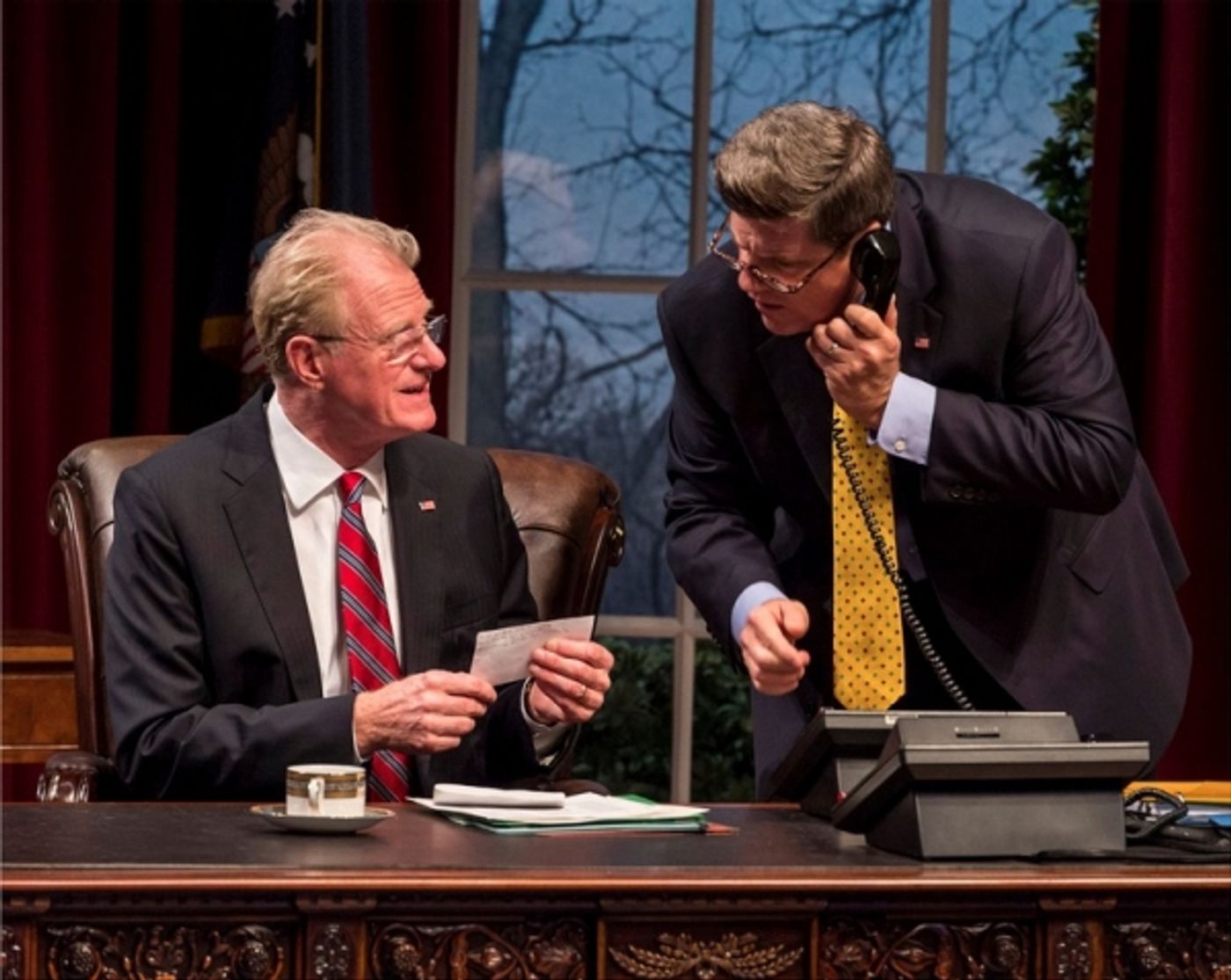 Photo Flash: NOVEMBER Opens at CTG's Mark Taper Forum This Sunday, October 7  Image