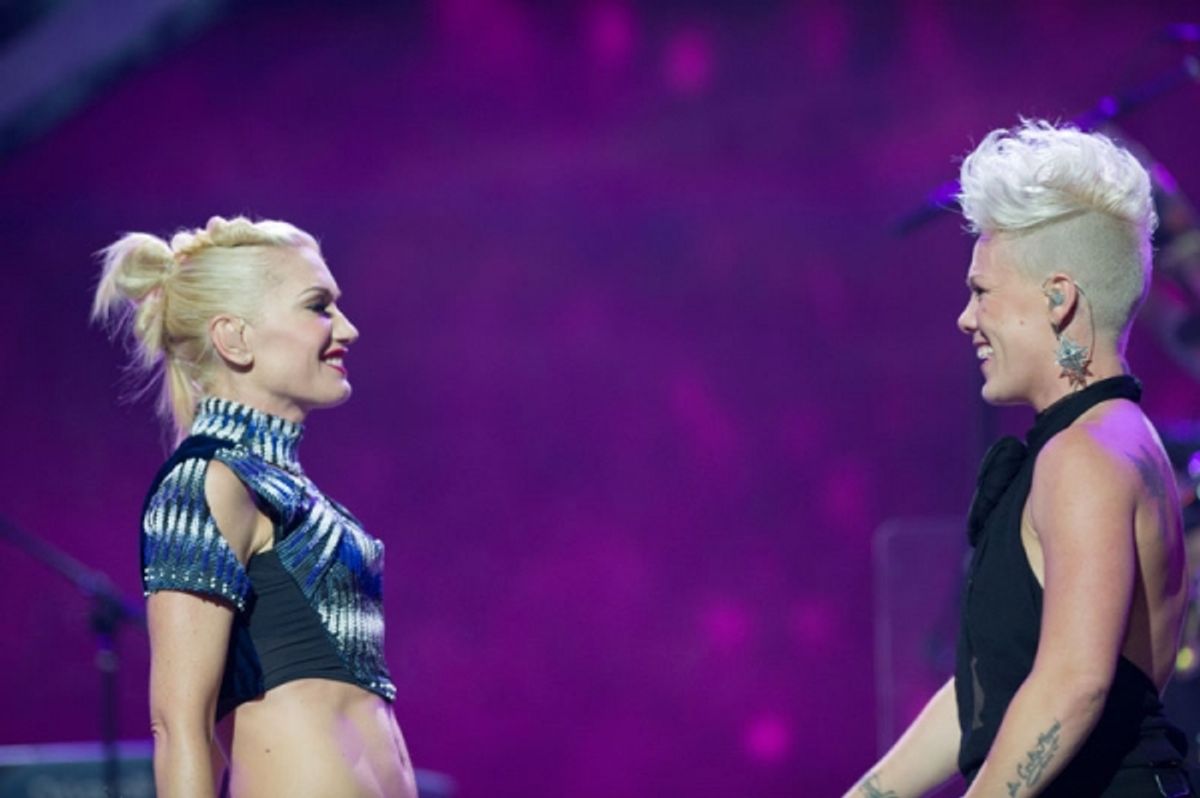 Gwen Stefani, P!nk at 