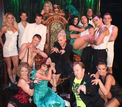Kaley Cuoco and the Cast of ABSINTHE Photo