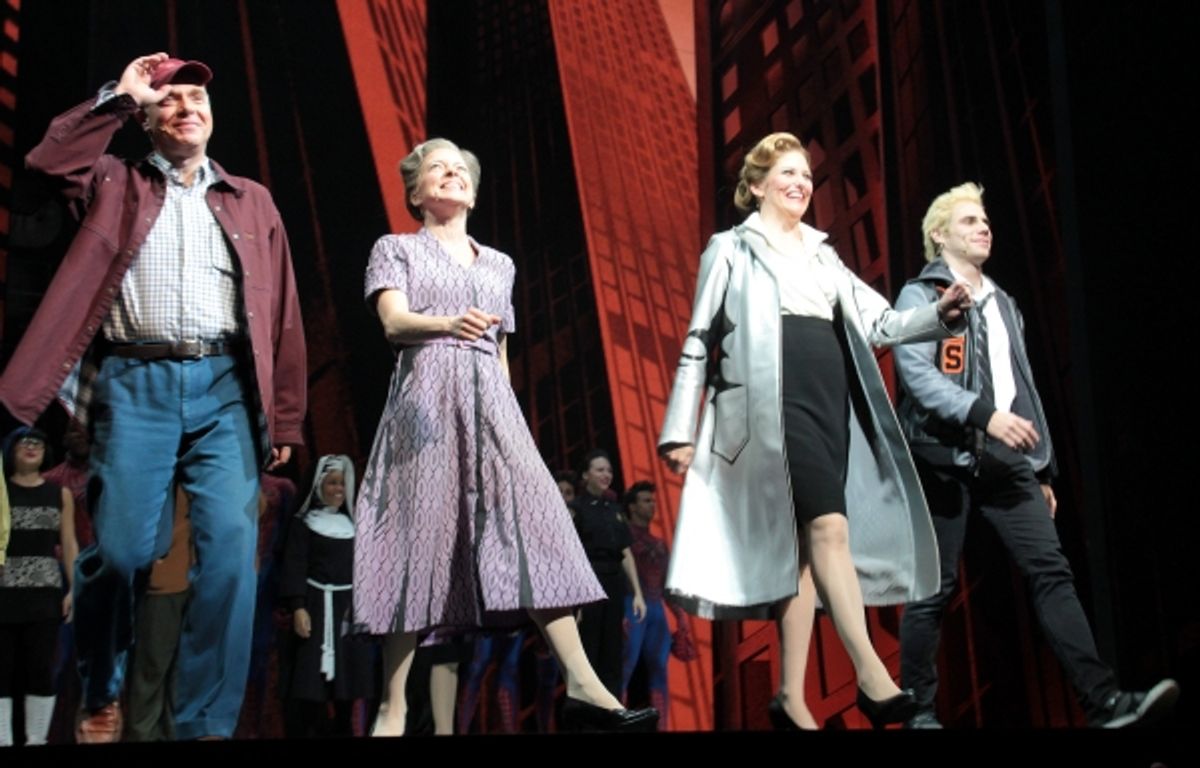  The Cast of Spider-Man Turn Off the Dark  at 