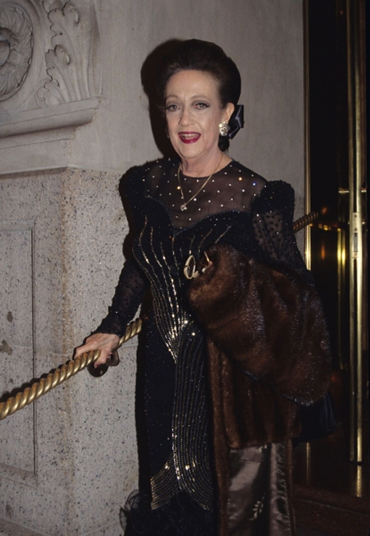  Dorothy Lamour photographed at the Plaza Hotel in New York City. 1988.  at 