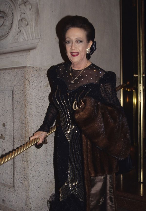  Dorothy Lamour photographed at the Plaza Hotel in New York City. 1988.  Photo