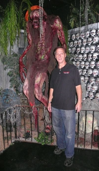  Co-Creator Jim Faro with the Set Design Photo