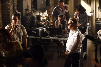  PATRICK FISCHLER, GUILLERMO DIAZ, RON UNDERWOOD (DIRECTOR), KERRY WASHINGTON  Photo
