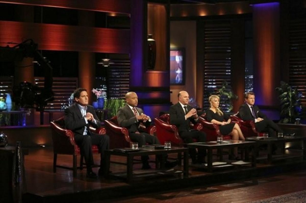 MARK CUBAN, DAYMOND JOHN, KEVIN O'LEARY, LORI GREINER, ROBERT HERJAVEC    at 