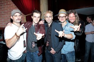 Genson Blimline, Justin Matthew Sargent, Joey Calveri, Jeremy Woodard, Joel Hoekstra Photo