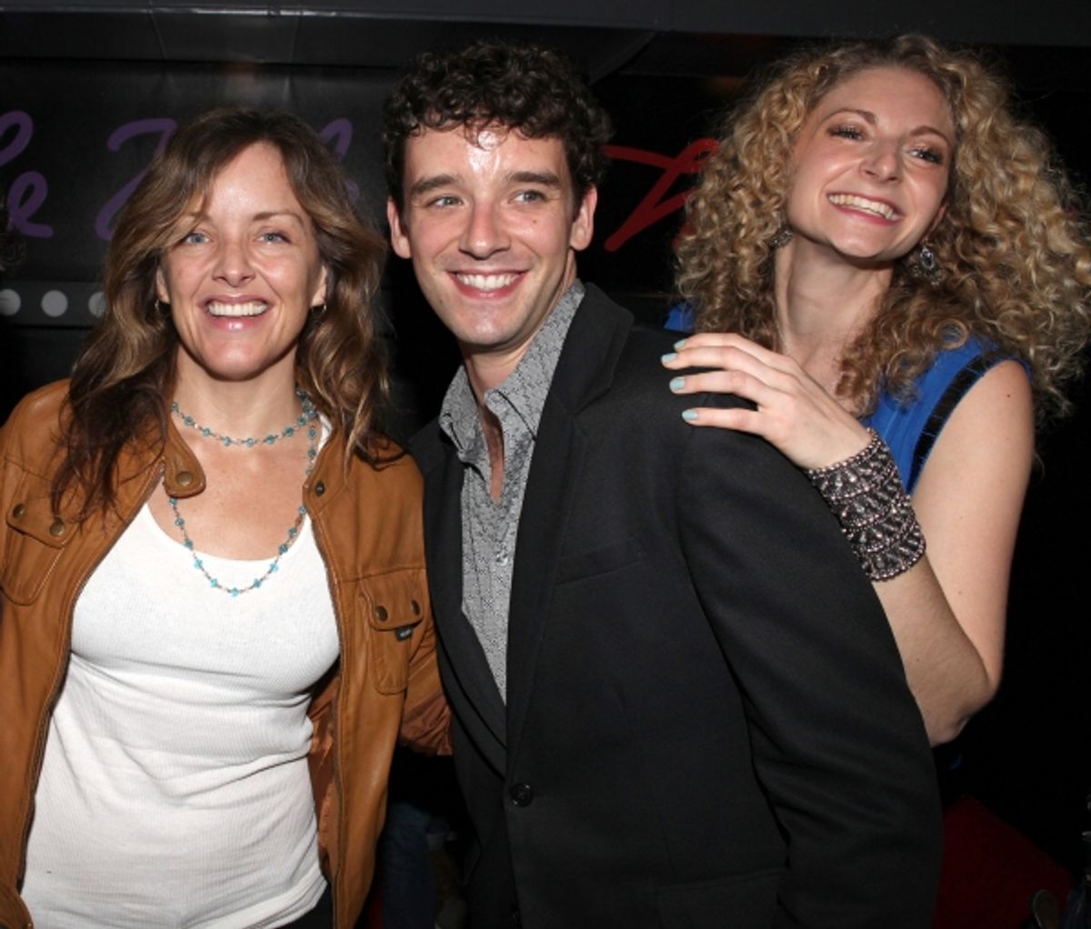 Alice Ripley, Michael Urie and Lauren Molina at 