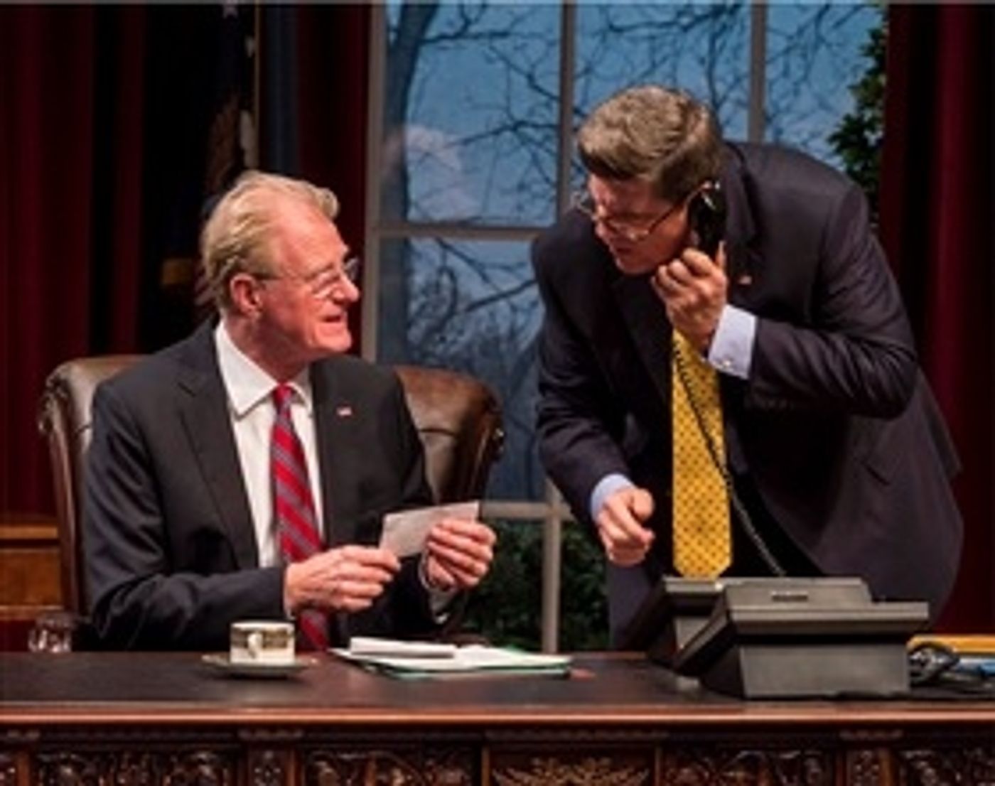 Photo Flash: First Look at Felicity Huffman, Ed Begley, Jr and More in NOVEMBER at the Taper  Image