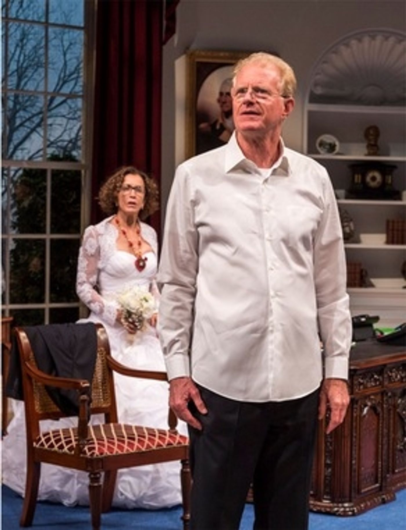 Photo Flash: First Look at Felicity Huffman, Ed Begley, Jr and More in NOVEMBER at the Taper  Image