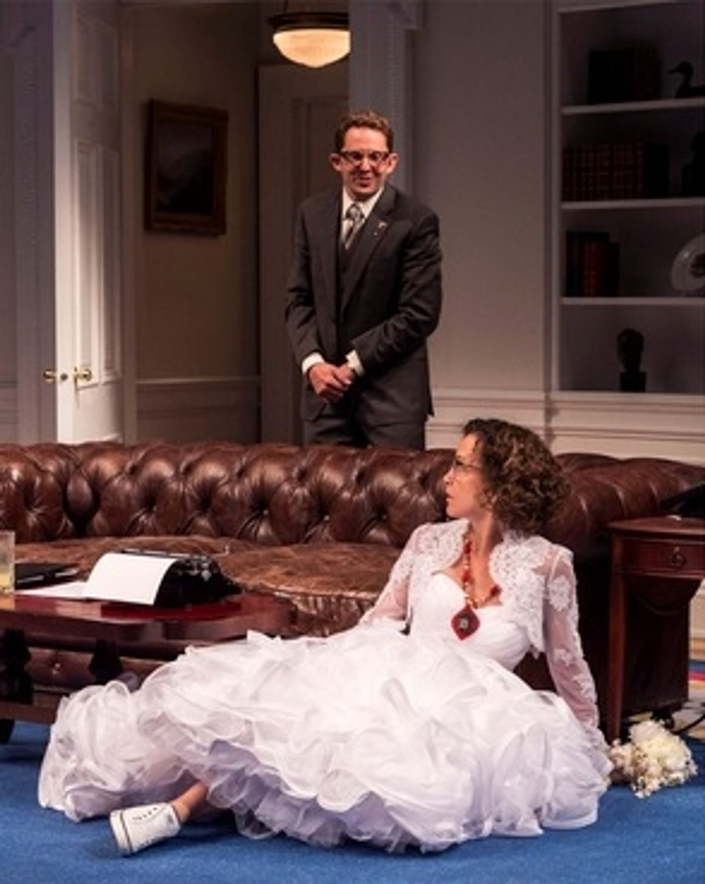 Photo Flash: First Look at Felicity Huffman, Ed Begley, Jr and More in NOVEMBER at the Taper  Image