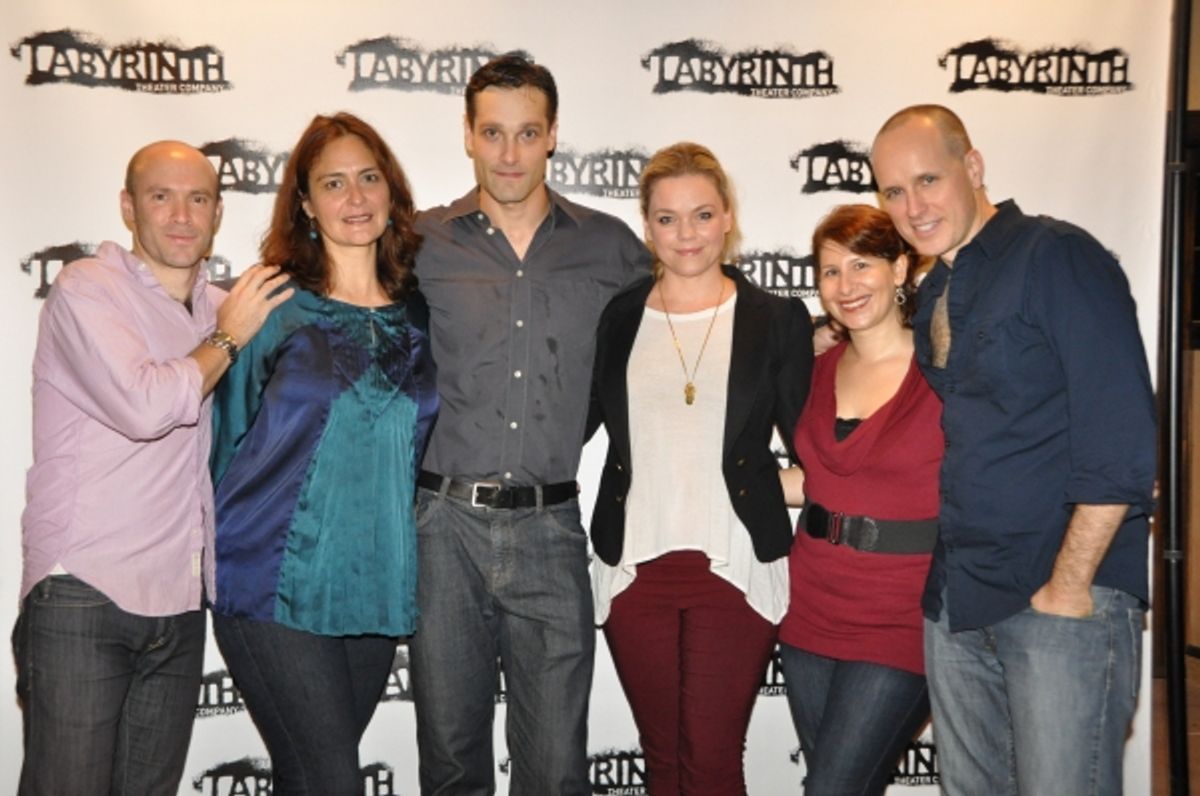 Aaron Roman Weinger, Cusi Cram,  Kohl Sudduth, Ana Reeder, Suzanna Agins and Kelly Aucoin at 