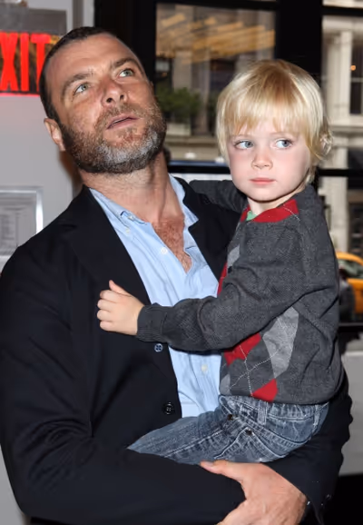 Liev Schreiber with son Alexander Photo