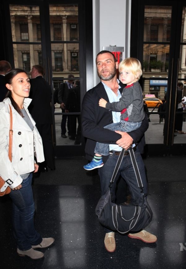 Liev Schreiber with son Alexander Photo