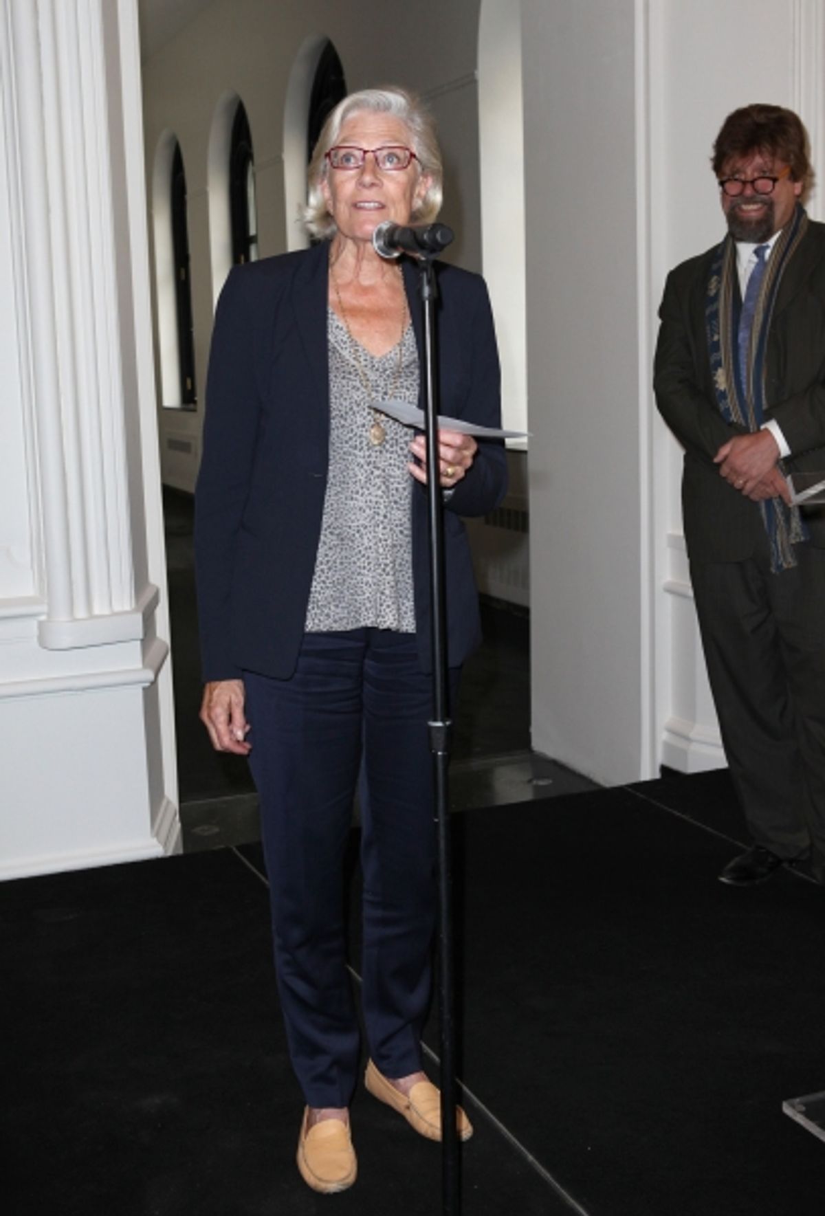 Vanessa Redgrave and Oskar Eustis at 