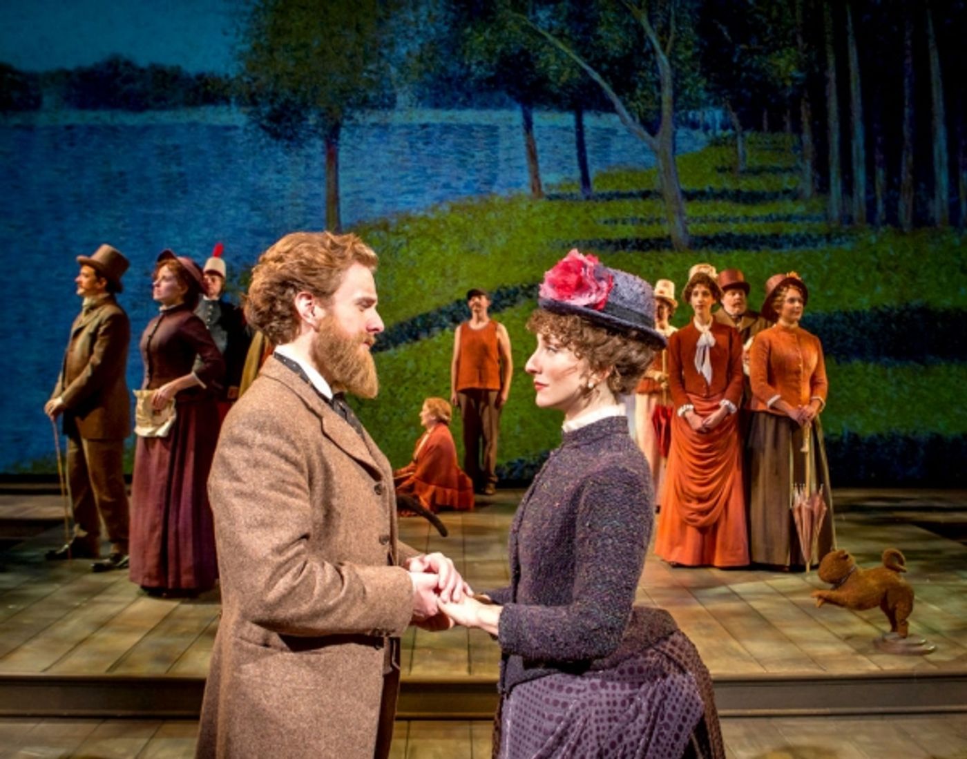 Photo Flash: First Look at Jason Danieley, Carmen Cusack and More in SUNDAY IN THE PARK WITH GEORGE  Image