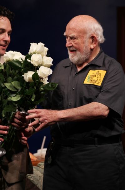 Paul Rudd and Ed Asner Photo