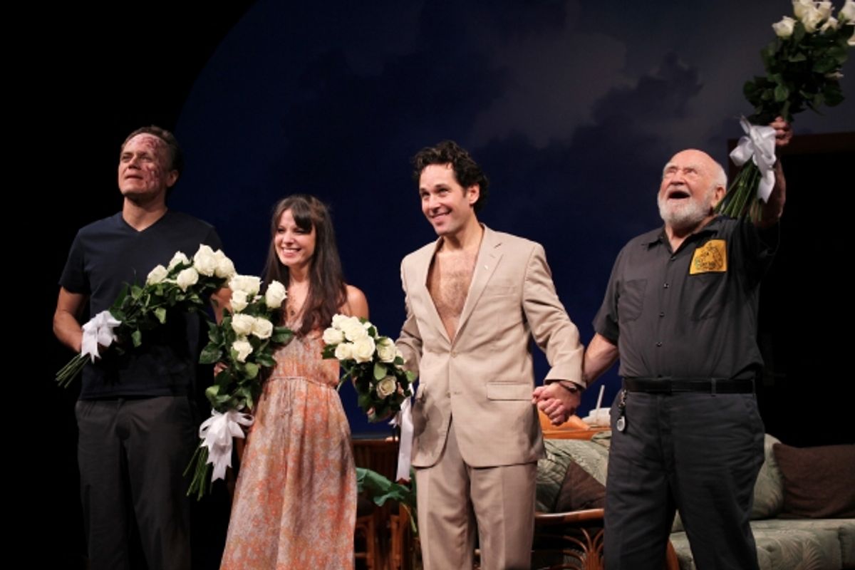 Michael Shannon, Kate Arrington, Paul Rudd and Ed Asner  at 