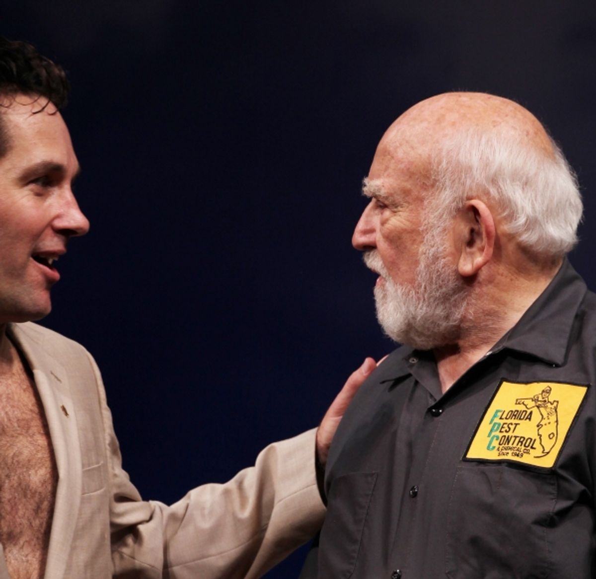 Paul Rudd and Ed Asner  at 