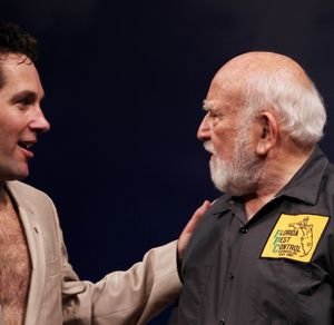 Paul Rudd and Ed Asner  Photo