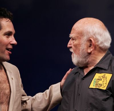 Paul Rudd and Ed Asner  Photo