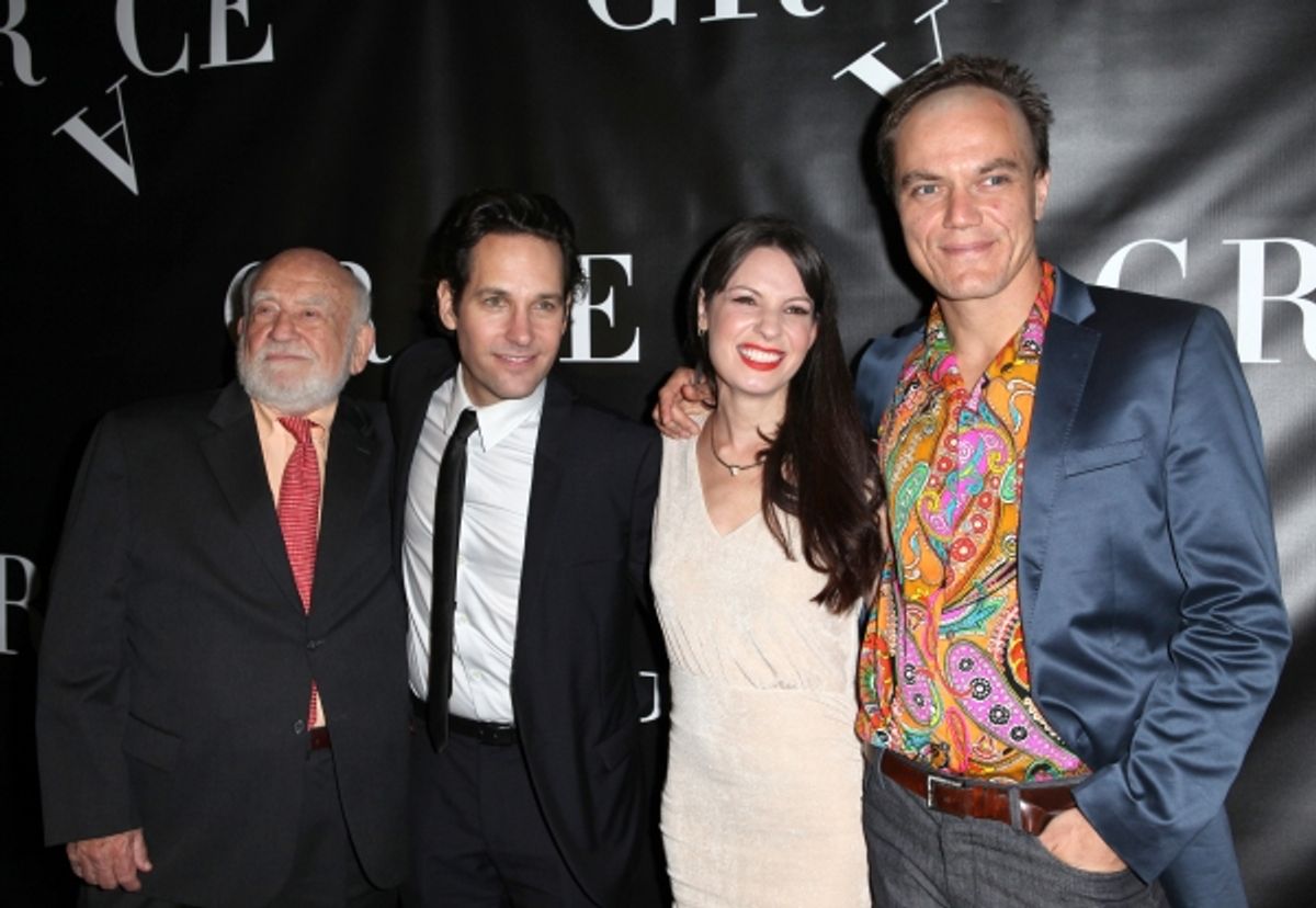 Ed Asner, Paul Rudd, Kate Arrington and Michael Shannon  at 