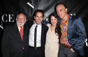 Ed Asner, Paul Rudd, Kate Arrington and Michael Shannon  Photo