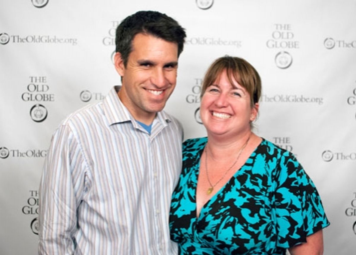 Chris Rynne and wife Allison Rynne at 