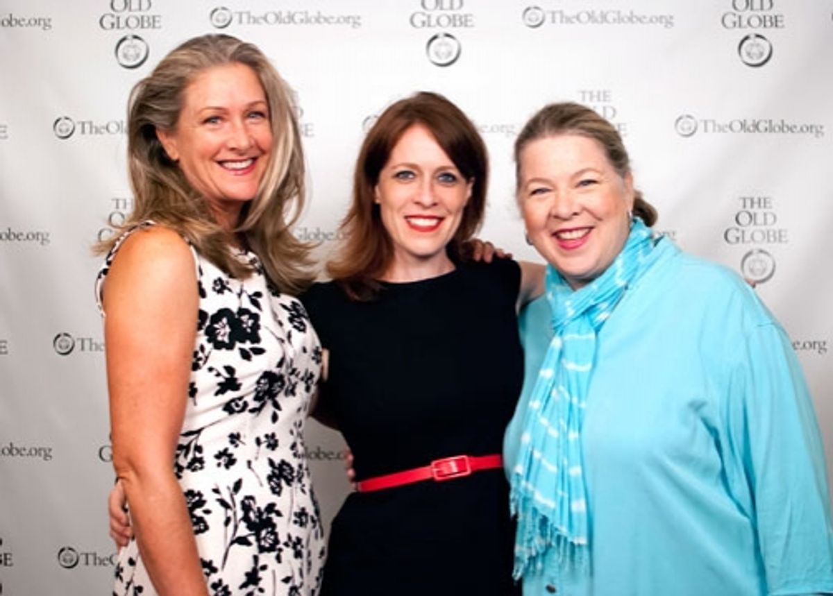 Carol Halstead, Eva Kaminsky and Robin Pearson Rose at 