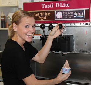 Anika Larsen, from the cast of Ã¢â‚¬Å“Closer Than EverÃ¢â‚¬Â at The Photo