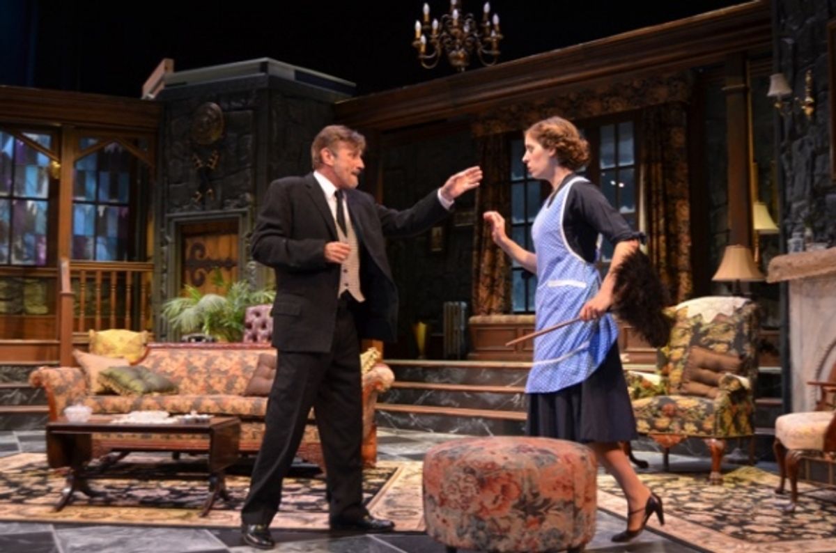 David Edwards is Mr Paravicini and Megan Irene Davis is Mollie Ralston at 