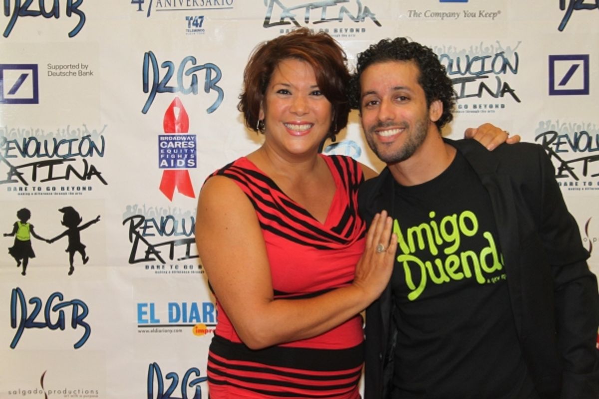 Doreen Montalvo and Luis Salgado  at 