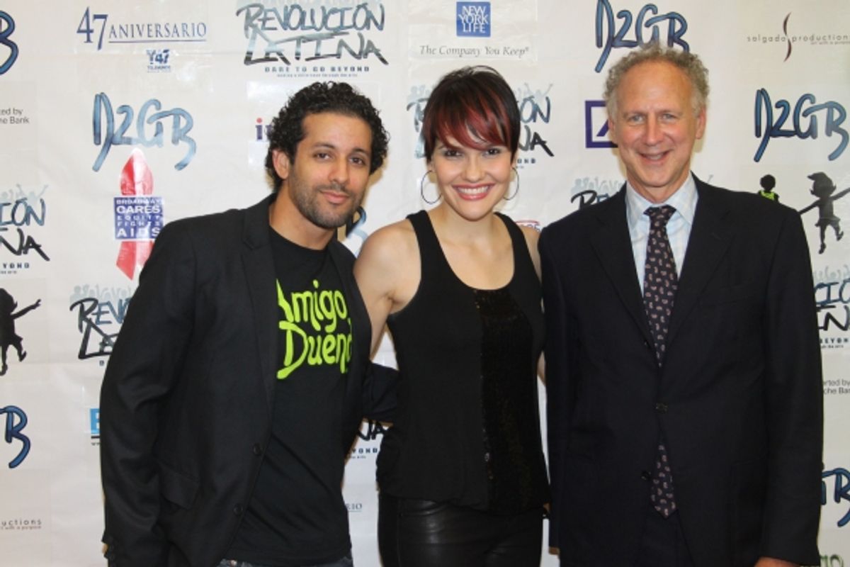 Luis Salgado, Denisse Ambert and Garry Hattem  at 