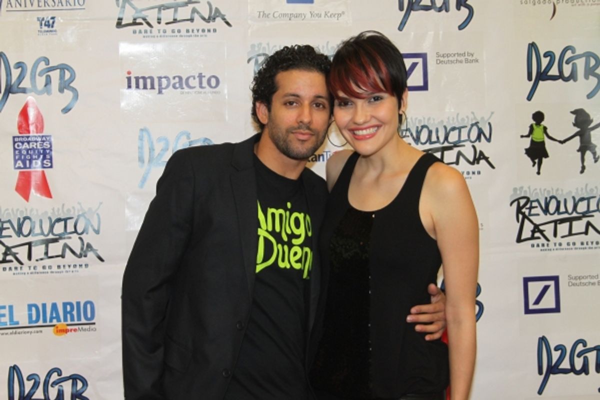 Luis Salgado and Denisse Ambert  at 