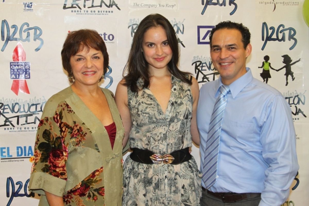 Priscilla Lopez, Gabriela Fanuele and Ruben Flores  at 
