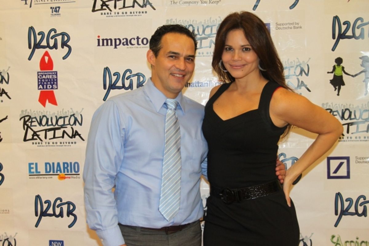 Ruben Flores and Jennifer Diaz  at 