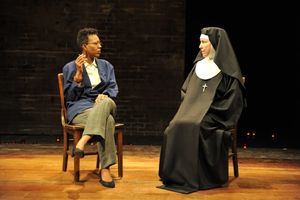 Penelope Walker as “Doctor Livingstone†and Kate Skinner as “Mother Miriam Ruth†@ BroadwayWorld Penelope Walker as “Doctor Livingstone†and Kate Skinner Photo