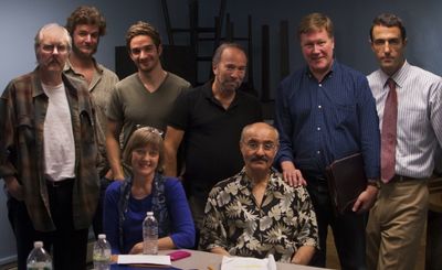 Brad Bellamy, Mark Hoffner, AJ CedeÃƒÂ±o, Lucy McMichael, playwright Mike Vogel,  Photo