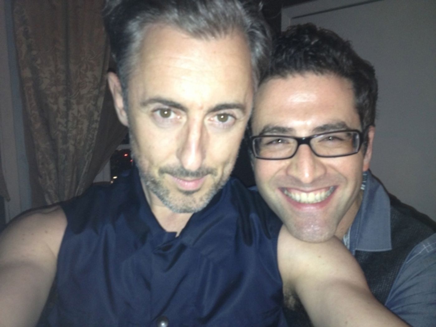Photo Flash: Alan Cumming Visits Ben Rimalower at PATTI ISSUES  Image