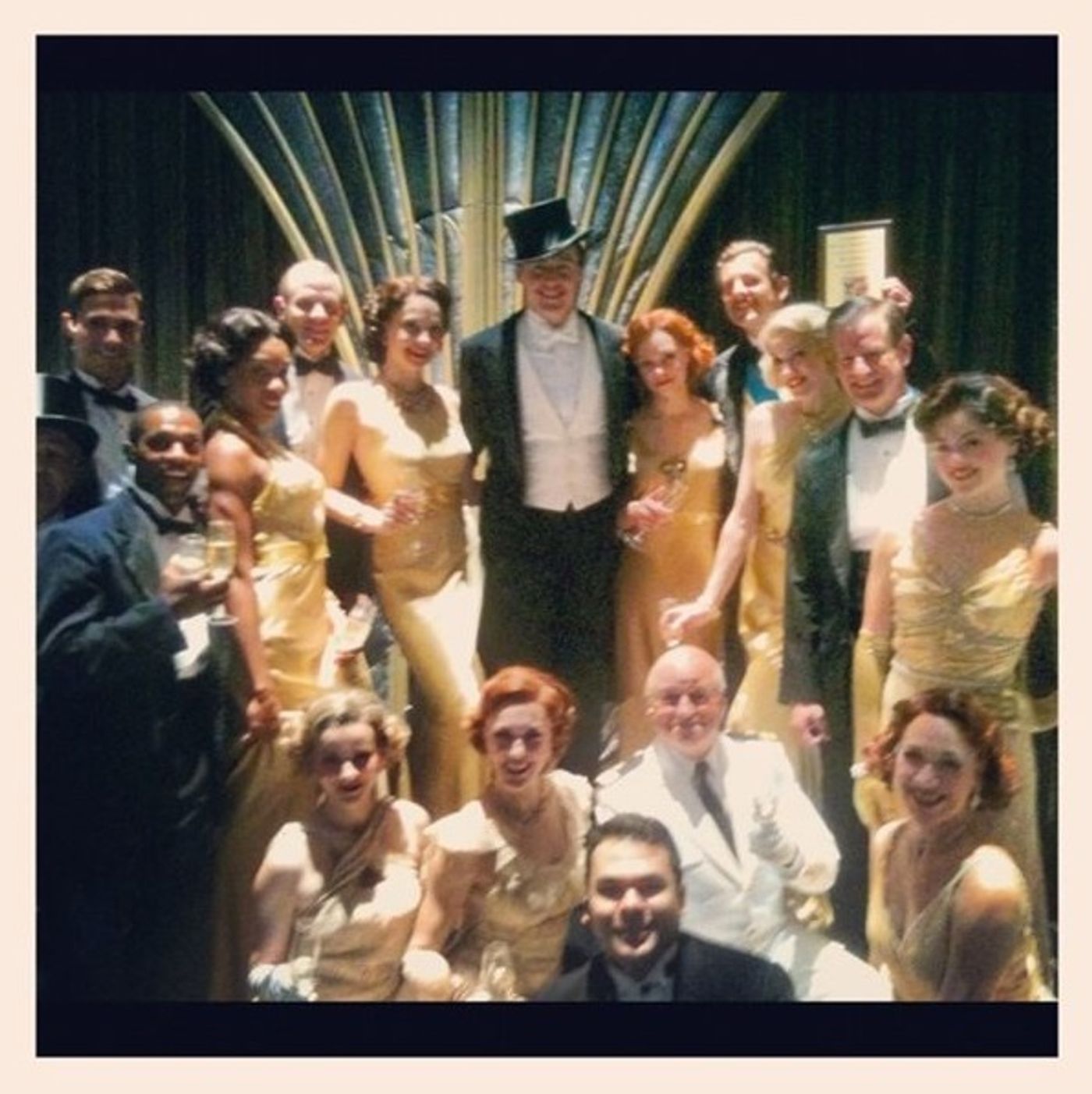 Photo Flash: Saturday Intermission Pics, Oct 6 -  Perez Hilton's Last NEWSical Shot, ANYTHING GOES' First Tour Pic and More!  Image