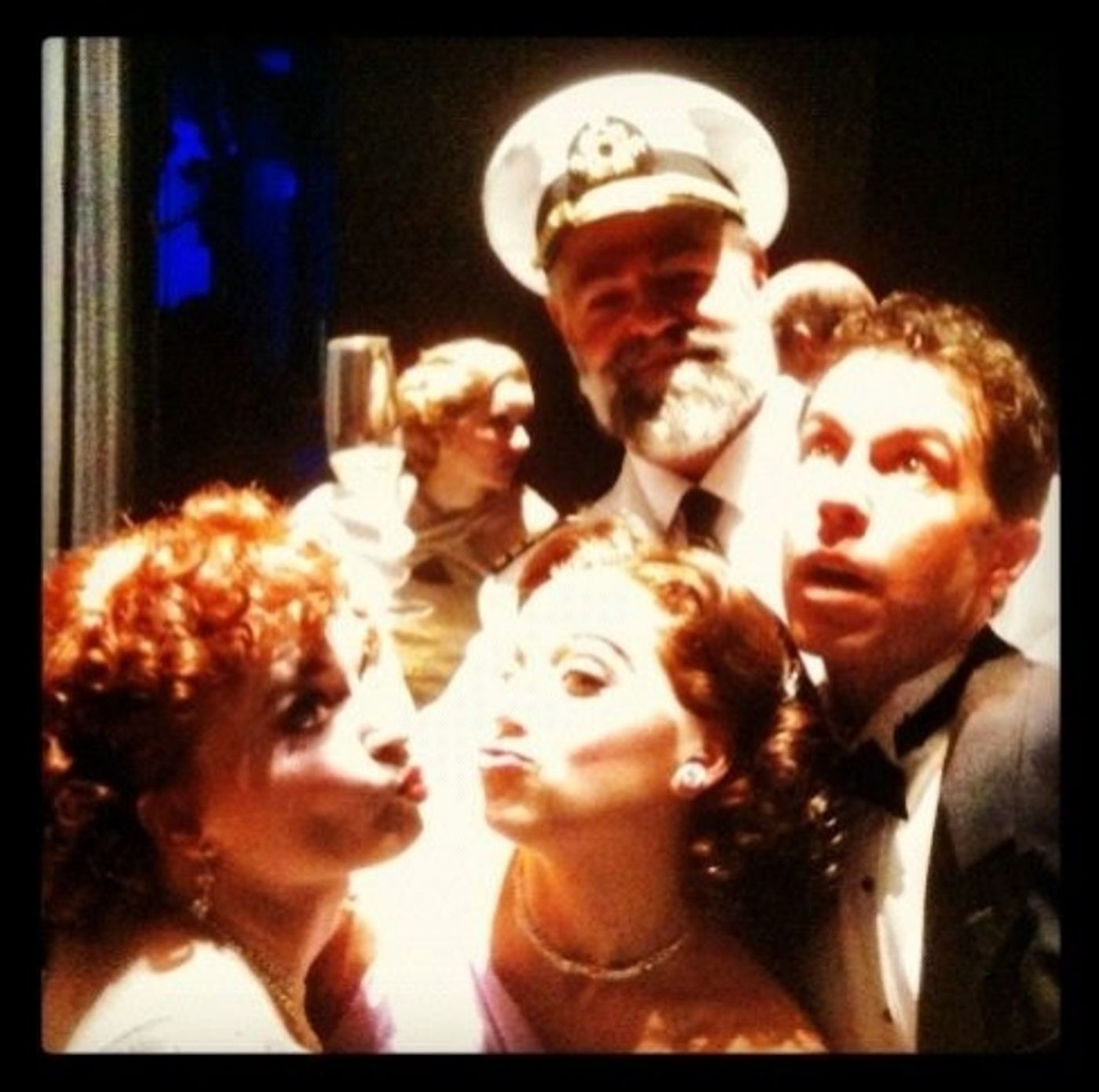 Photo Flash: Saturday Intermission Pics, Oct 6 -  Perez Hilton's Last NEWSical Shot, ANYTHING GOES' First Tour Pic and More!  Image