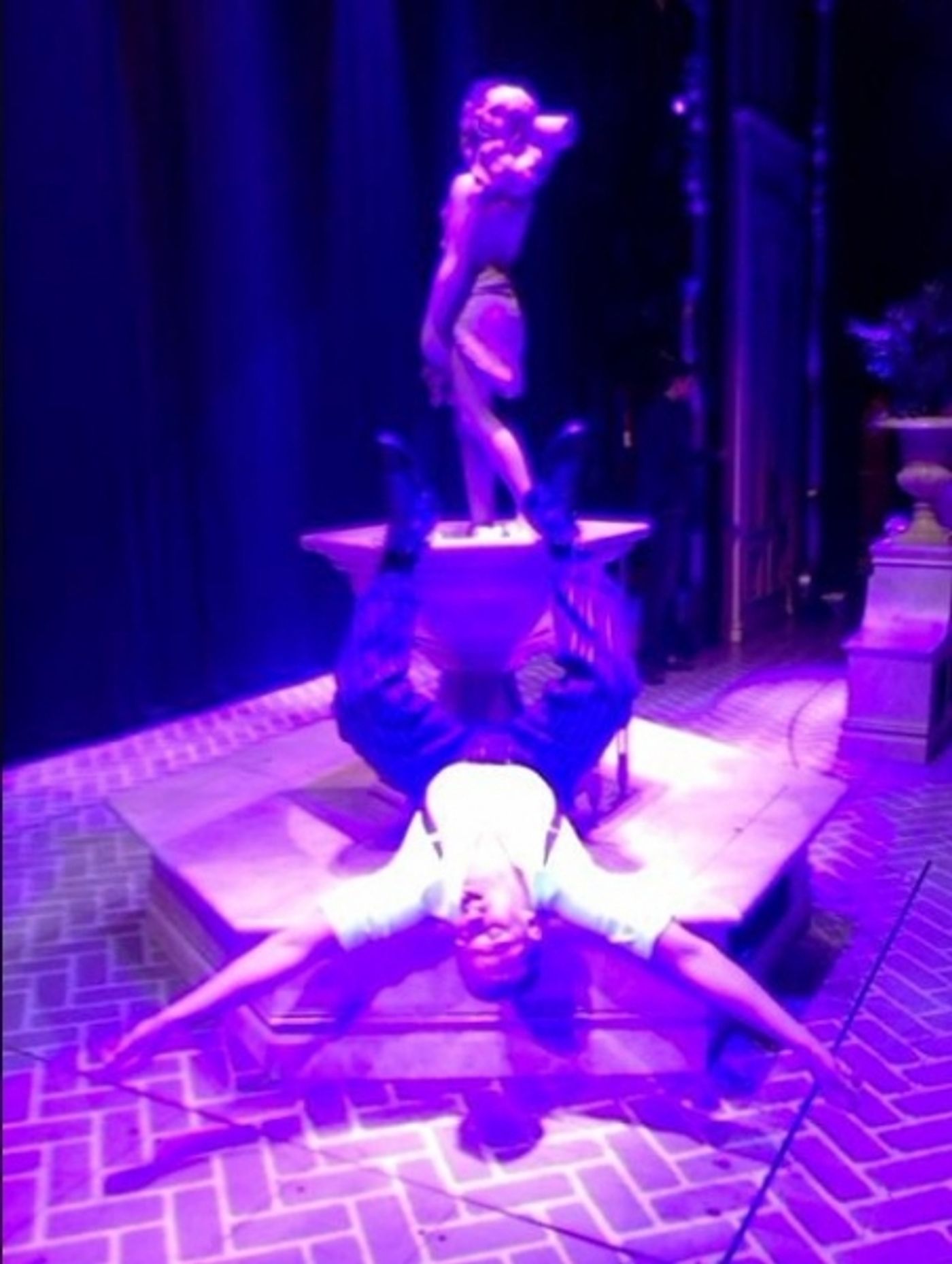 Photo Flash: Saturday Intermission Pics, Oct 6 -  Perez Hilton's Last NEWSical Shot, ANYTHING GOES' First Tour Pic and More!  Image