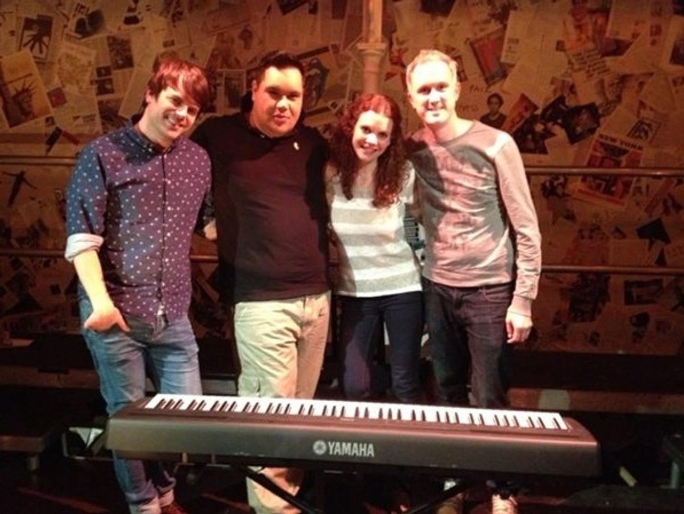 Photo Flash: Saturday Intermission Pics, Oct 6 -  Perez Hilton's Last NEWSical Shot, ANYTHING GOES' First Tour Pic and More!  Image