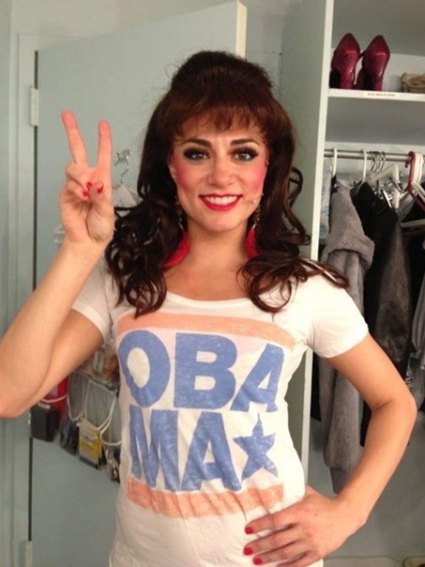 Photo Flash: Saturday Intermission Pics, Oct 6 -  Perez Hilton's Last NEWSical Shot, ANYTHING GOES' First Tour Pic and More!  Image